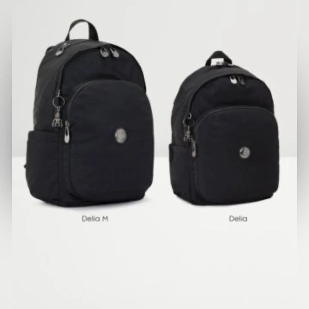 NWT Kipling Delia M Backpack Endless Black